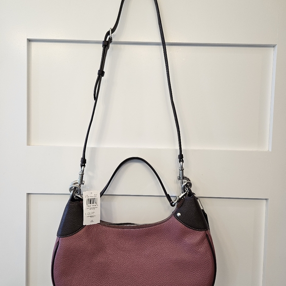 NWT Coach Pebble Leather Mara Hobo Shoulder Bag Style CJ864 Light Raspberry - Picture 10 of 10